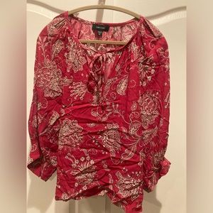 Karen Kane XL Women's Blouson Sleeve Top Never Worn but no tags